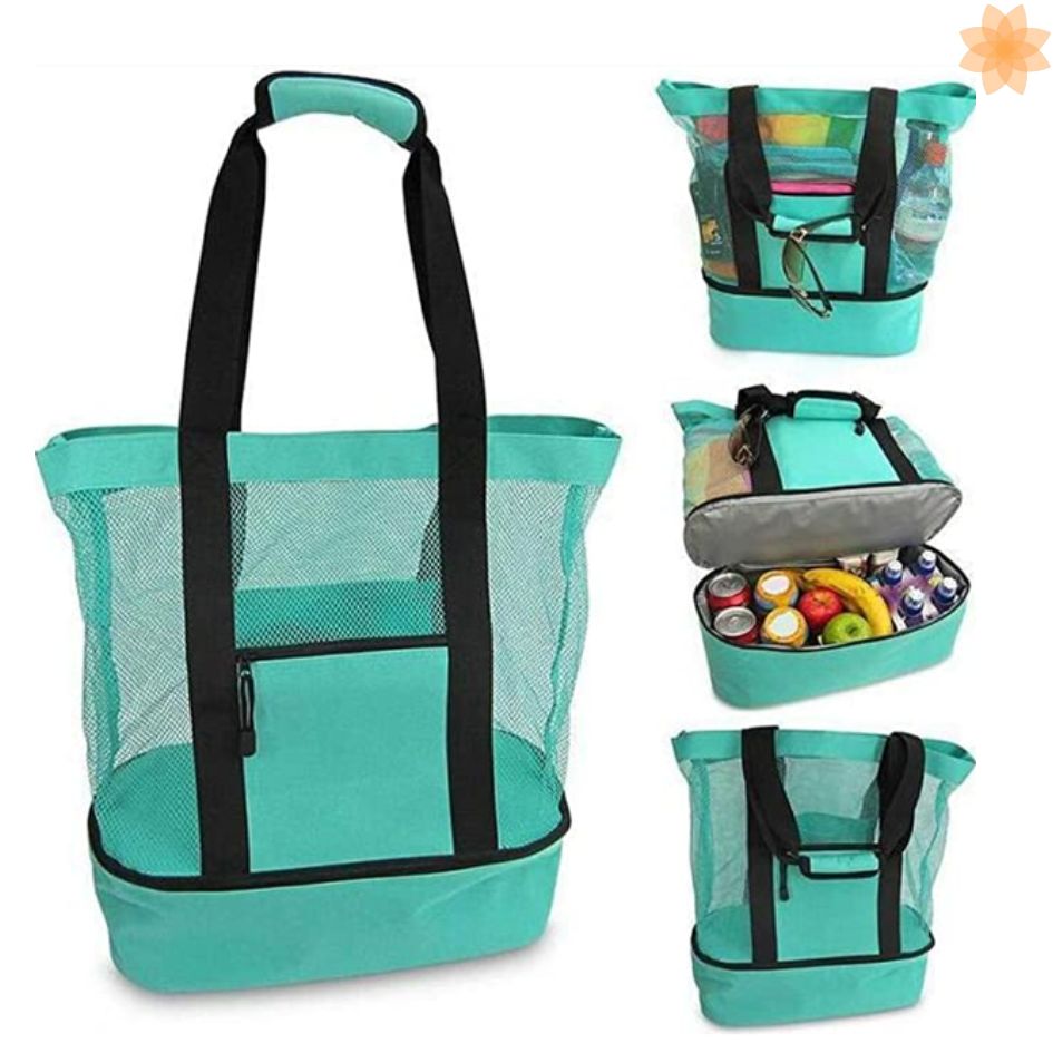 Vista 3 de BOLSA TERMICA AISLANTE PLEGABLE - COLOR: VERDE